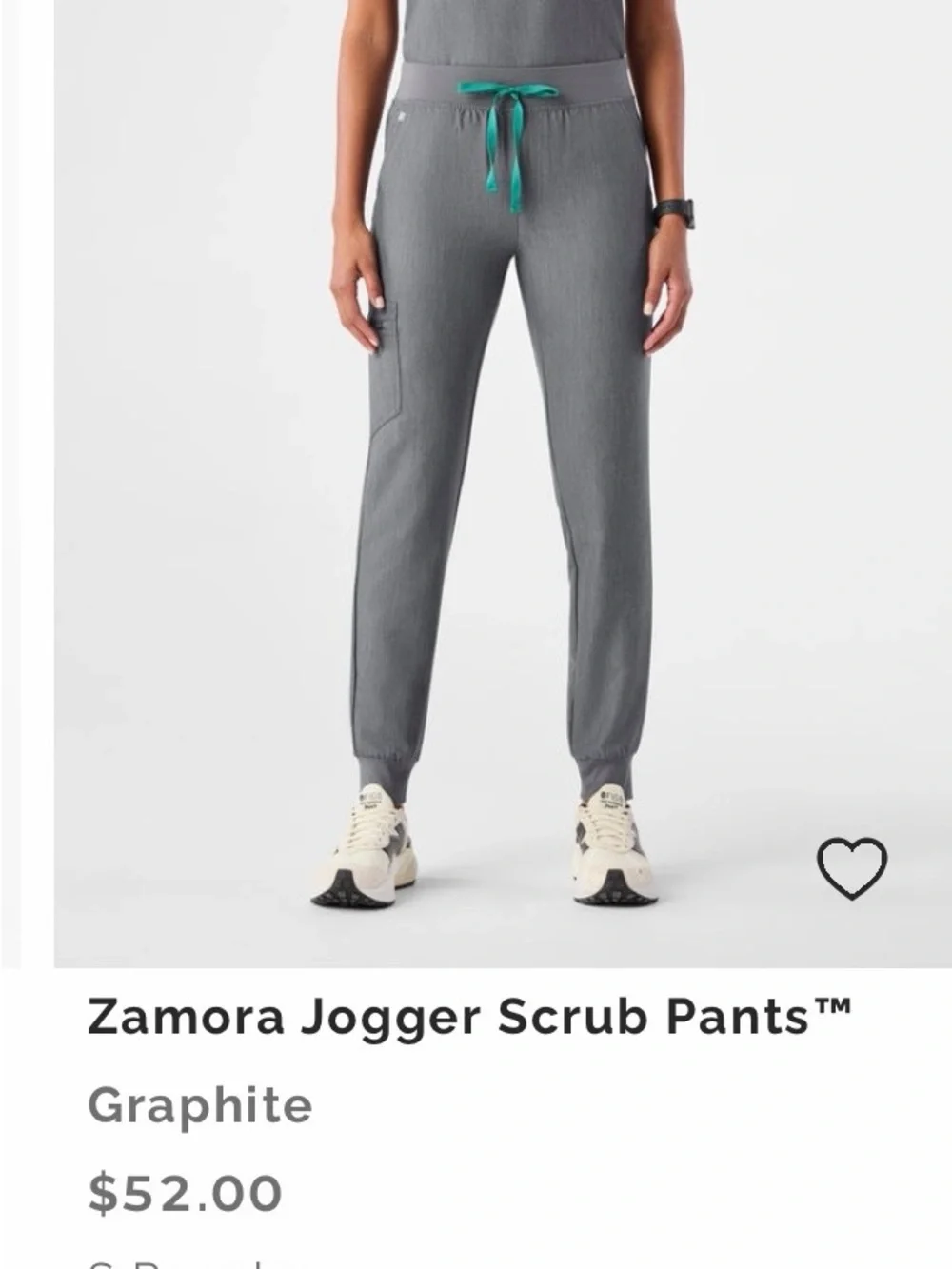 Figs Zamora joggers in graphite - Picture 4 of 4